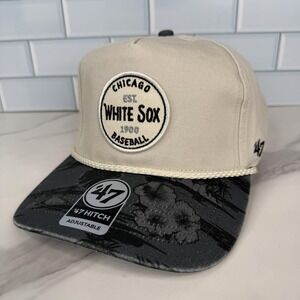 Chicago White Sox Rope Hat Cap Snap Back Mens OSFA Baseball Floral 47 Hitch NWOT